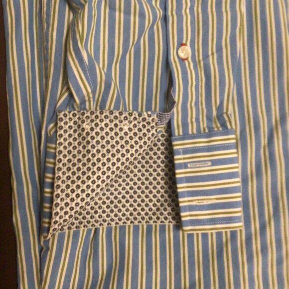 Hudson North Long Sleeve Striped Dress/Sport Shirt 2 XL - Picture 5 of 6